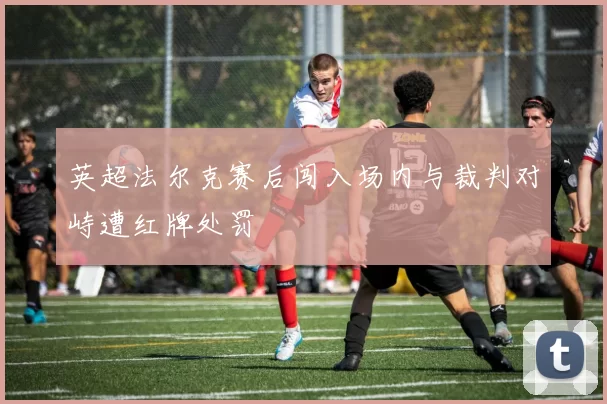 英超法尔克赛后闯入场内与裁判对峙遭红牌处罚